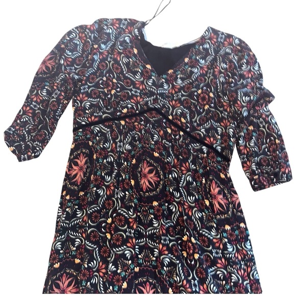 Nurture by Westbound 3/4 Sleeve V-Neck Midi Dress - Picture 3 of 5